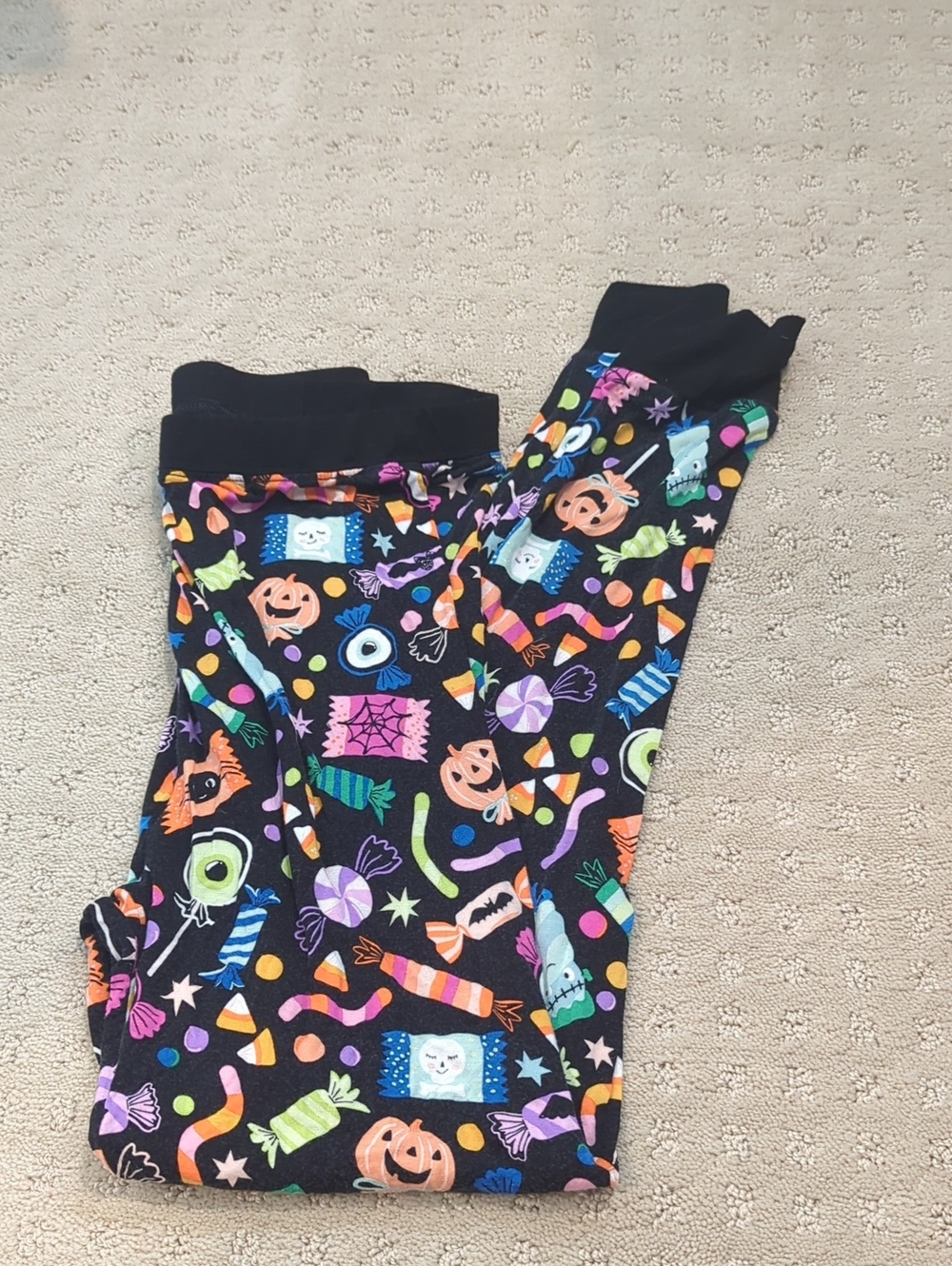 Little Sleepies Grey Pajama Top with Pink, White and Light Blue Prints